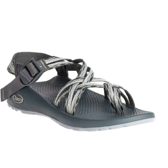 Chaco Shoes - Chaco Gray Outdoor Sandals with Adjustable Straps ZX2 Size 7 Women’s Black‎ Gray